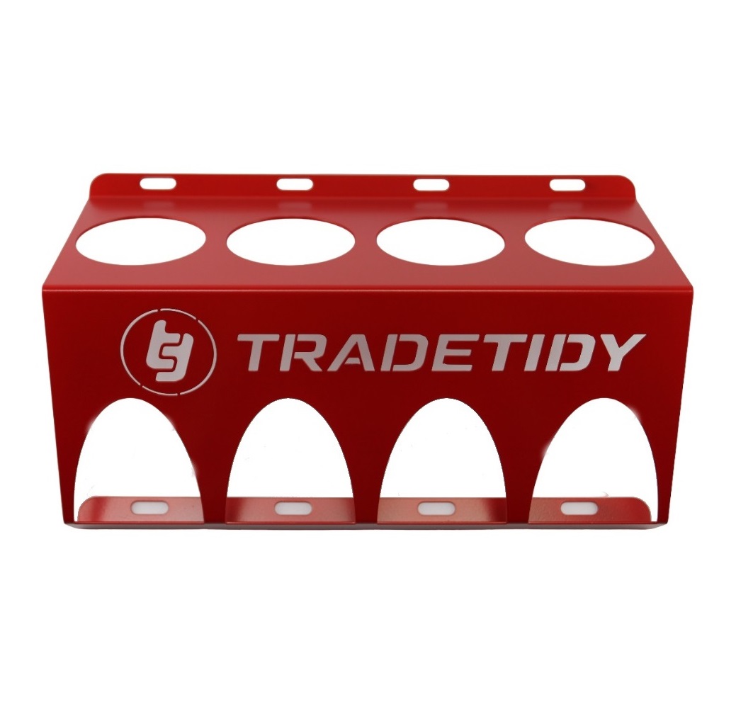 TradeTidy Spray Can Holder - Red